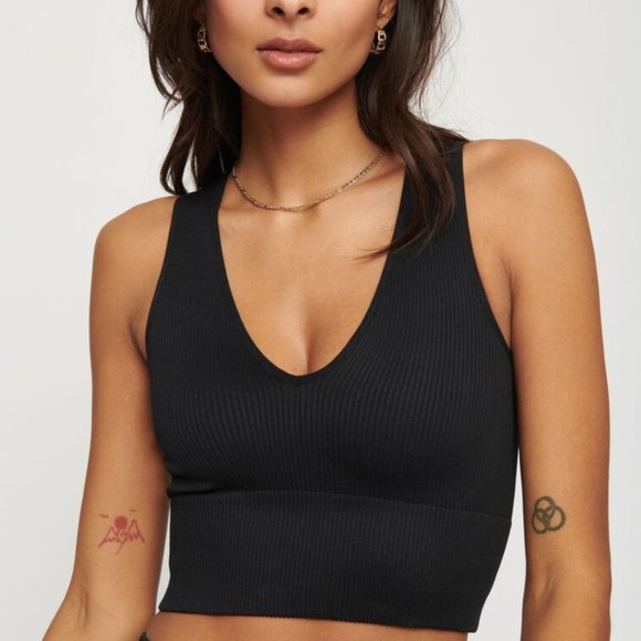 Dynamite seamless v-neck crop top - Picture 1 of 3